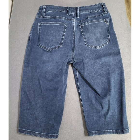 TOMMY BAHAMA Women's SZ 6 High Rise Boardwalk Jean Shorts Bermuda Skimmer - Picture 2 of 9